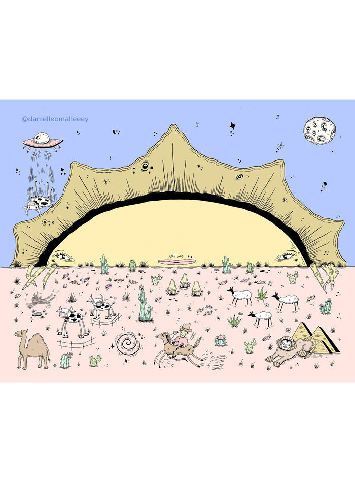 The Sun Loves the Desert Giclee Art Print