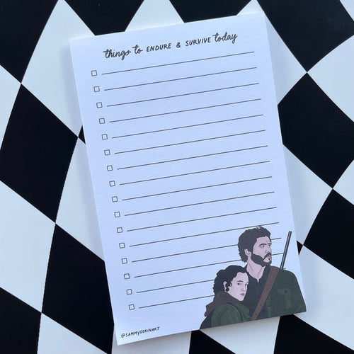 Things To Endure And Survive Notepad