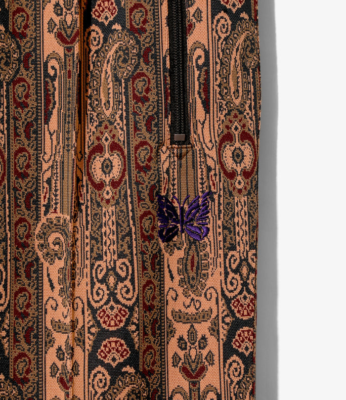 Track Pant - Orange - Poly Jacquard