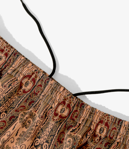 Track Pant - Orange - Poly Jacquard