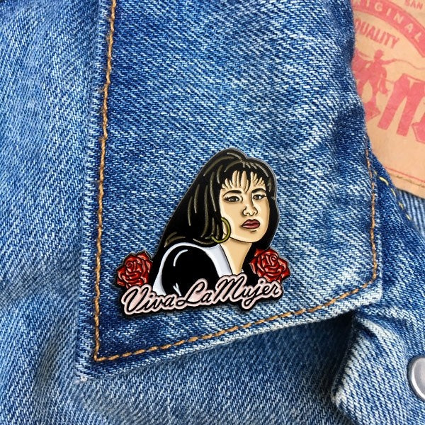 Viva La Mujer Enamel Pin