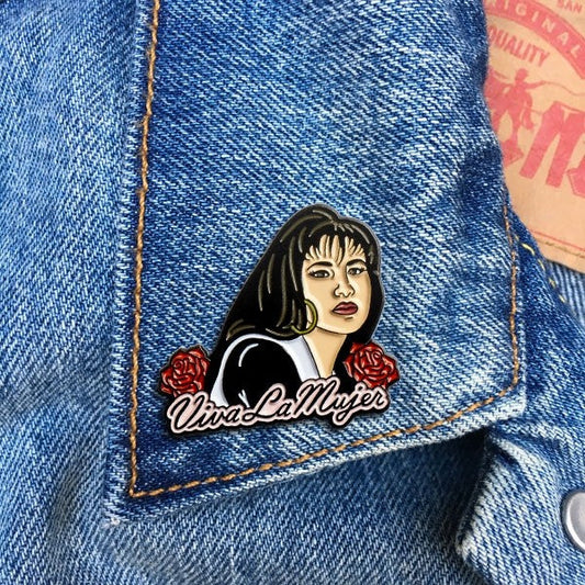 Viva La Mujer Enamel Pin