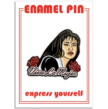 Viva La Mujer Enamel Pin