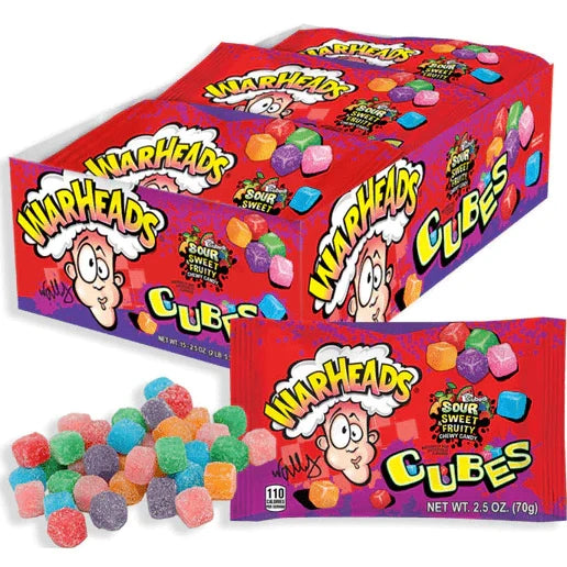 Wholesale Warheads Chewy Cubes Candy- Get Explosively Delicious Deals at Mexmax INC
