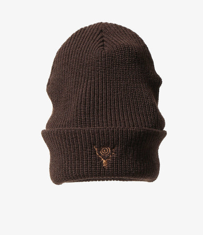 Watch Cap - Brown - W/A Knit