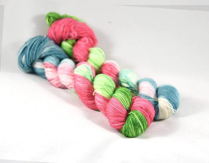 Destination Yarn fingering weight yarn Whoville
