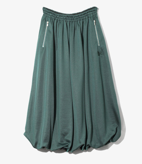 Women's Balloon Track Skirt - Dk.Green - Bright Jersey