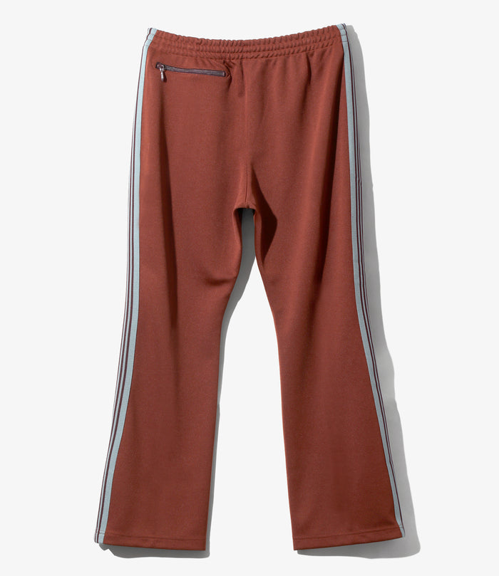 Women's Boot-Cut Track Pant - Rust - Poly Smooth