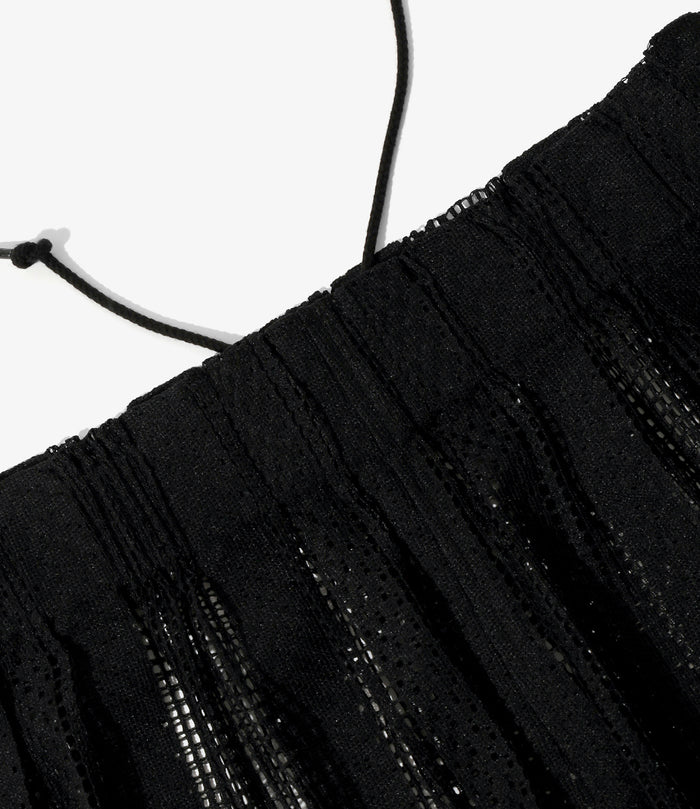 Women's String Pant - Black - Poly Lace Jq.