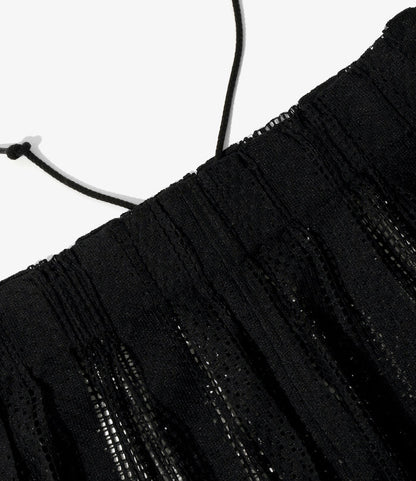 Women's String Pant - Black - Poly Lace Jq.