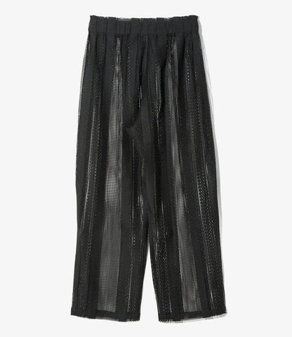Women's String Pant - Black - Poly Lace Jq.