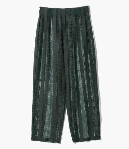 Women's String Pant - Green - Poly Lace Jq.
