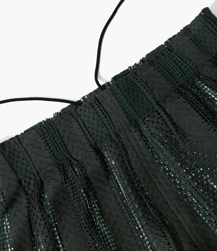Women's String Pant - Green - Poly Lace Jq.