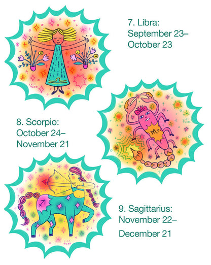 Zodiac Sign Vinyl Stickers